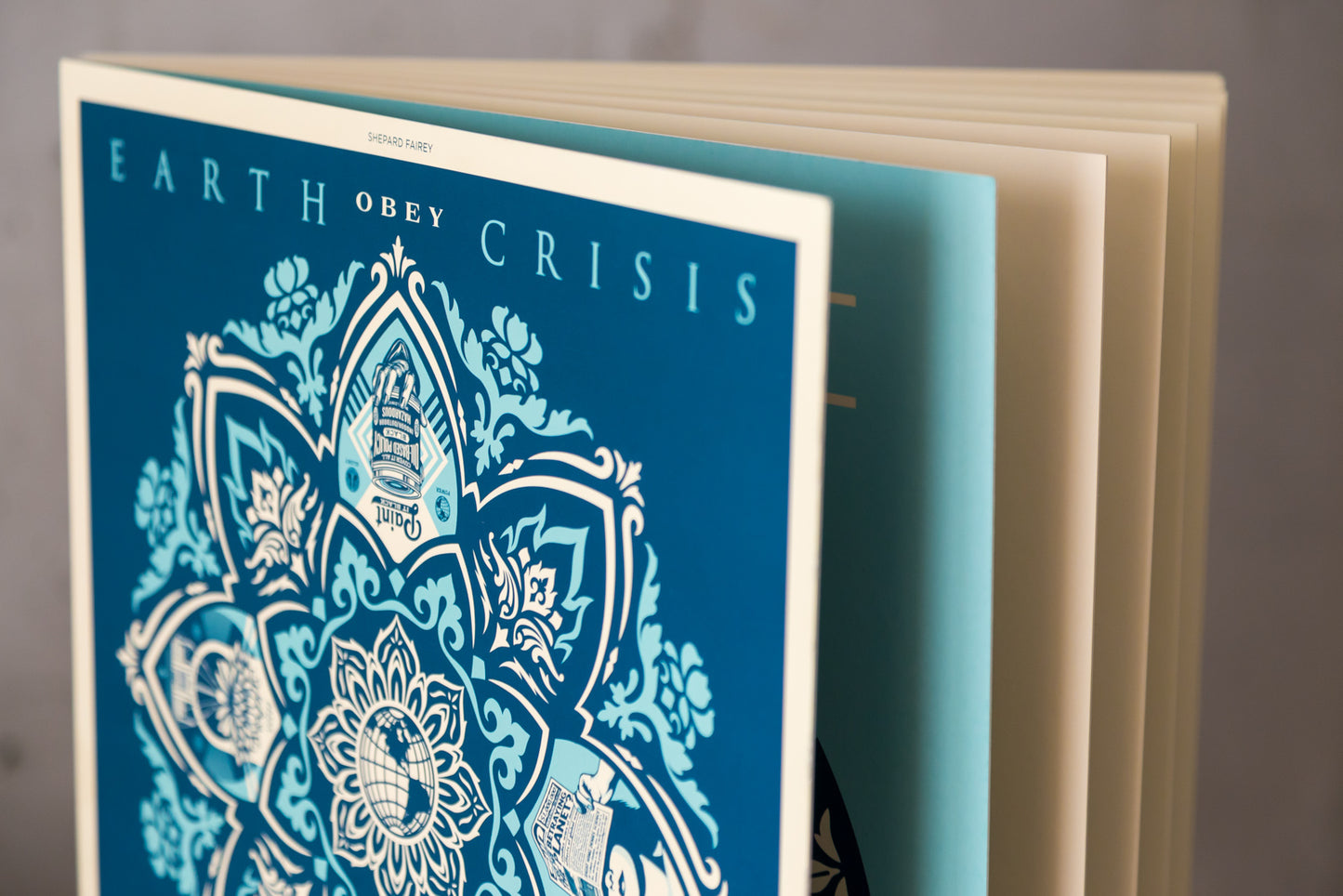 Livre "Earth Crisis" par Shepard Fairey - Zoom couverture volume 1