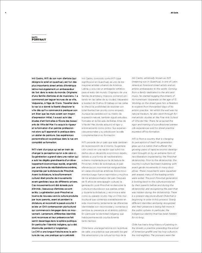 Livre "La Monographie" par Inti - Intérieur