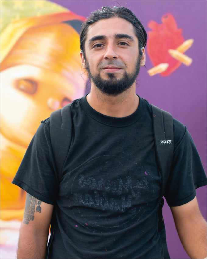 Photographie du Street Artist Inti