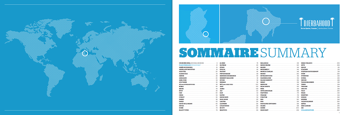Livre Djerbahood - Sommaire